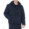 imageAmazon Essentials Mens Anorak Hooded QuarterZip Puffer CoatNavy