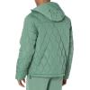 imageAmazon Essentials Mens Anorak Hooded QuarterZip Puffer CoatSage Green