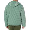 imageAmazon Essentials Mens Anorak Hooded QuarterZip Puffer CoatSage Green