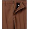 imageAmazon Essentials Mens ClassicFit WrinkleResistant FlatFront Chino Pant Available in Big ampamp TallBrown