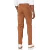 imageAmazon Essentials Mens ClassicFit WrinkleResistant FlatFront Chino Pant Available in Big ampamp TallDark Khaki Brown