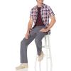 imageAmazon Essentials Mens ClassicFit WrinkleResistant FlatFront Chino Pant Available in Big ampamp TallGrey