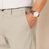imageAmazon Essentials Mens ClassicFit WrinkleResistant FlatFront Chino Pant Available in Big ampamp TallKhaki Brown
