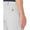 imageAmazon Essentials Mens ClassicFit WrinkleResistant FlatFront Chino Pant Available in Big ampamp TallLight Grey