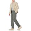 imageAmazon Essentials Mens ClassicFit WrinkleResistant FlatFront Chino Pant Available in Big ampamp TallOlive