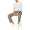 imageAmazon Essentials Mens ClassicFit WrinkleResistant FlatFront Chino Pant Available in Big ampamp TallTaupe