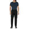 imageAmazon Essentials Mens ClassicFit WrinkleResistant FlatFront Chino Pant Available in Big ampamp TallWashed Black