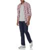 imageAmazon Essentials Mens Jeans Slim Fit Stretch BootcutRinsed