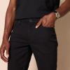 imageAmazon Essentials Mens SlimFit Pants 5Pocket Stretch Twill DesignBlack