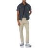 imageAmazon Essentials Mens SlimFit Pants 5Pocket Stretch Twill DesignKhaki Brown