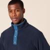 imageAmazon Essentials Mens SnapFront Pullover Polar Fleece JacketNavy