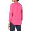 imageAmazon Essentials Womens 34 Sleeve Button Popover ShirtHot Pink