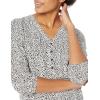 imageAmazon Essentials Womens 34 Sleeve Button Popover ShirtMini Leopard