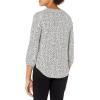 imageAmazon Essentials Womens 34 Sleeve Button Popover ShirtMini Leopard