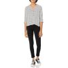 imageAmazon Essentials Womens 34 Sleeve Button Popover ShirtMini Leopard