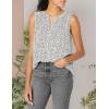 imageAmazon Essentials Womens Sleeveless Woven ShirtMini Leopard