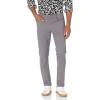 imageAmazon Essentials Mens SlimFit Pants 5Pocket Stretch Twill DesignDark Grey