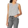 imageAmazon Essentials Womens Sleeveless Woven ShirtMini Leopard