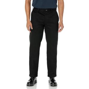 imageAmazon Essentials Mens ClassicFit WrinkleResistant FlatFront Chino Pant Available in Big ampamp TallWashed Black