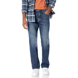 imageAmazon Essentials Mens Jeans Slim Fit Stretch BootcutMedium Wash