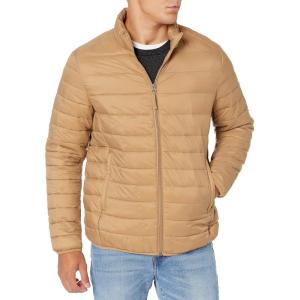 imageAmazon Essentials Mens Packable Lightweight WaterResistant Puffer Jacket Available in Big ampamp TallCamel