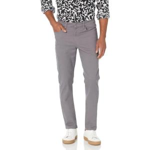 imageAmazon Essentials Mens SlimFit Pants 5Pocket Stretch Twill DesignDark Grey