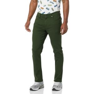 imageAmazon Essentials Mens SlimFit Pants 5Pocket Stretch Twill DesignDark Olive