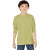 imageAmazon Essentials Unisex Kids and Toddlers LongSleeve Rib Cuff TShirt Pack of 2Light OliveOffwhite Great Outdoors