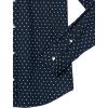 imageAmazon Essentials Womens ClassicFit LongSleeve ButtonDown Poplin ShirtNavy White Dots