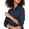 imageAmazon Essentials Womens ClassicFit LongSleeve ButtonDown Poplin ShirtNavy White Dots