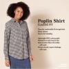 imageAmazon Essentials Womens ClassicFit LongSleeve ButtonDown Poplin ShirtNavy White Dots