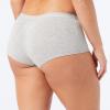 imageAmazon Essentials Womens Cotton Boyshort Underwear Available in Plus Size Pack of 5BlackGrey HeatherWhite