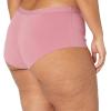 imageAmazon Essentials Womens Cotton Boyshort Underwear Available in Plus Size Pack of 5BlushBrownBurgundyPink