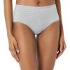 imageAmazon Essentials Womens Cotton Midi Brief Underwear Available in Plus Size Pack of 6Animal PrintDitsy FloralHeatherMulticolor