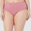 imageAmazon Essentials Womens Cotton Midi Brief Underwear Available in Plus Size Pack of 6BlushBrownBurgundyPink