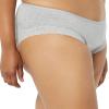 imageAmazon Essentials Womens Cotton and Lace Hipster Underwear Pack of 4BlackLight Grey MarlWhite