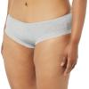 imageAmazon Essentials Womens Cotton and Lace Hipster Underwear Pack of 4BlackLight Grey MarlWhite