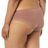 imageAmazon Essentials Womens Cotton and Lace Hipster Underwear Pack of 4BrownLight RoseSalmon Pink