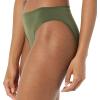 imageAmazon Essentials Womens High Cut Underwear Available in Plus Size Pack of 6BlushDark Khaki GreenMauve