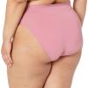 imageAmazon Essentials Womens High Cut Underwear Available in Plus Size Pack of 6BlushDark Khaki GreenMauve