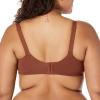 imageAmazon Essentials Womens Lightly Lined Plunge Bra Pack of 2ChocolateBurgundy