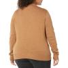 imageAmazon Essentials Womens Lightweight Crewneck Cardigan Sweater Available in Plus SizeCamel Heather
