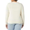 imageAmazon Essentials Womens Lightweight Crewneck Cardigan Sweater Available in Plus SizePale Peach