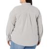 imageAmazon Essentials Womens Long Sleeve Button Down Stretch Oxford Shirt Available in Plus SizeGrey