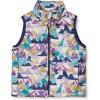 imageAmazon Essentials Boys and Toddlers Lightweight WaterResistant Packable Puffer VestEcru Purple Mountain