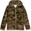 imageAmazon Essentials Boys and Toddlers Polar Fleece FullZip Hooded JacketOlive Camo