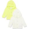 imageAmazon Essentials Unisex Babies Hooded Sweater Pack of 2IvoryLemon Yellow