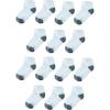 imageAmazon Essentials Unisex Kids and Toddlers Cotton Ankle Socks 14 PairsGrey Heather White