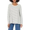 imageAmazon Essentials Womens Nursing TShirtBlack White Thin Stripe