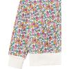 imageAmazon Essentials Girls and Toddlers Fleece ZipUp Hoodie SweatshirtWhite Ditsy Floral